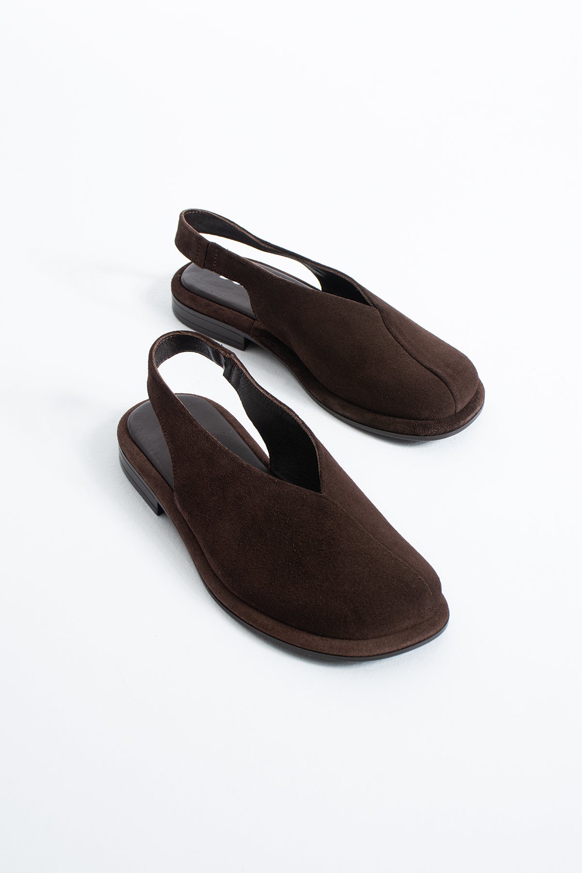 Alonso Kadın Hakiki Deri V Kesim Slingback Babet Sandalet