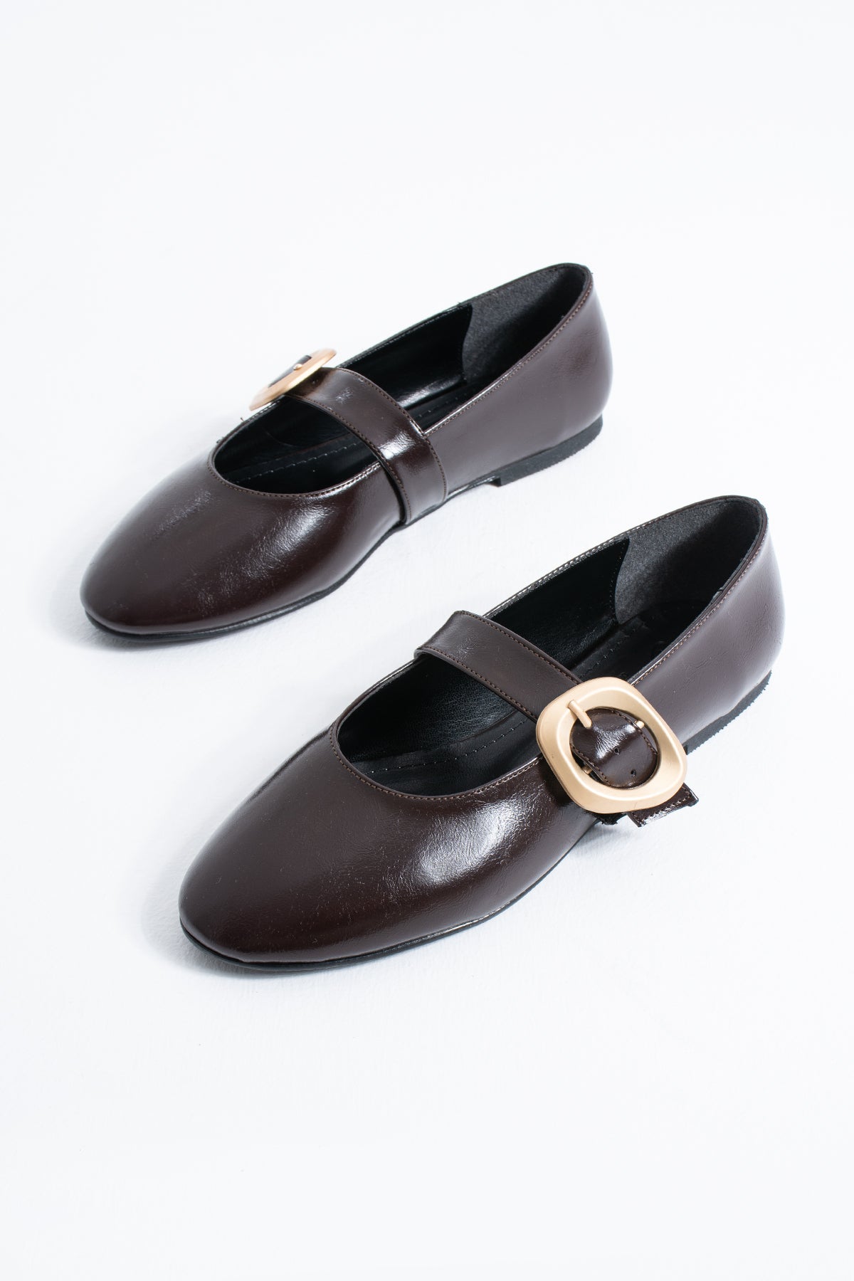 Libby Şık Tokalı Babet Günlük Konforlu İç Tabanlı Mary Jane Kadın Ayakkabı