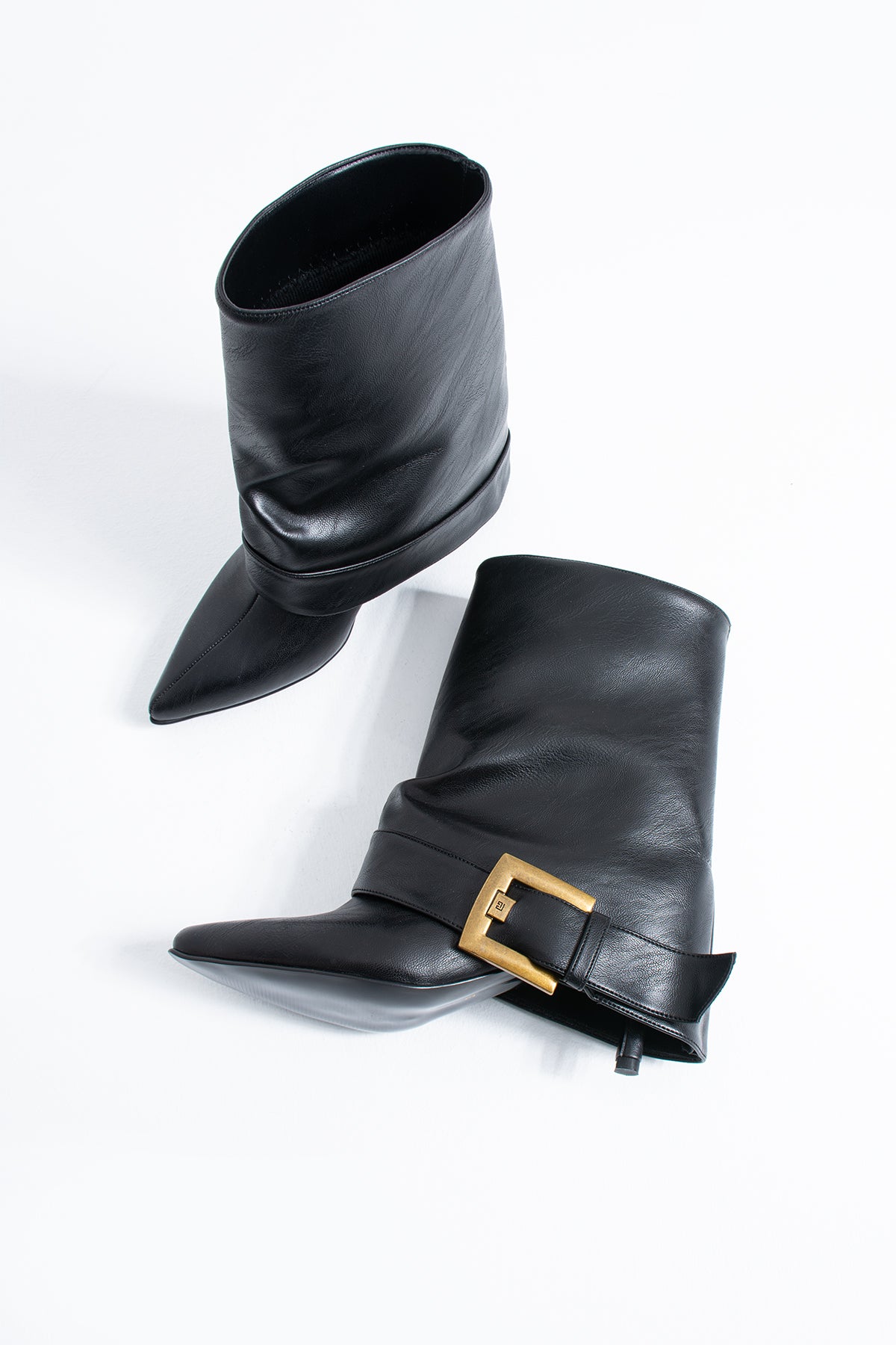 Penny Kadın Sivri Burun Topuklu Tokalı Bot