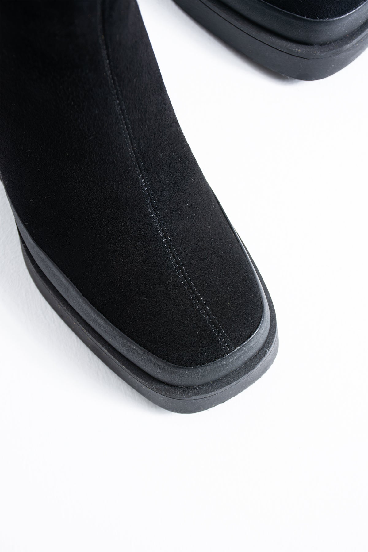 Rowena Hakiki Deri Fermuarlı Dolgu Topuk Kadın Bot