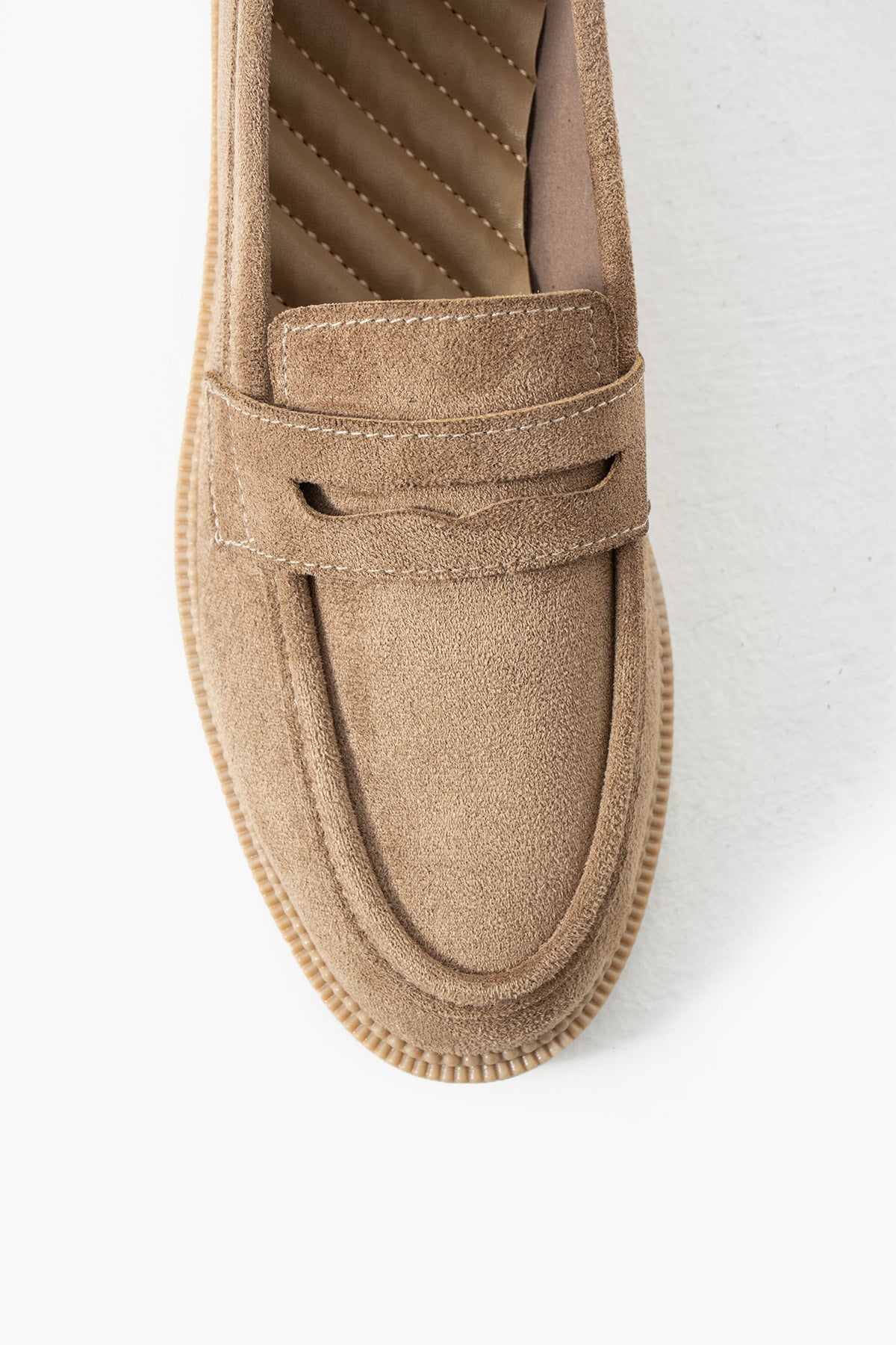 Marlena Kadın Şık Günlük Süet Loafer Ayakkabı