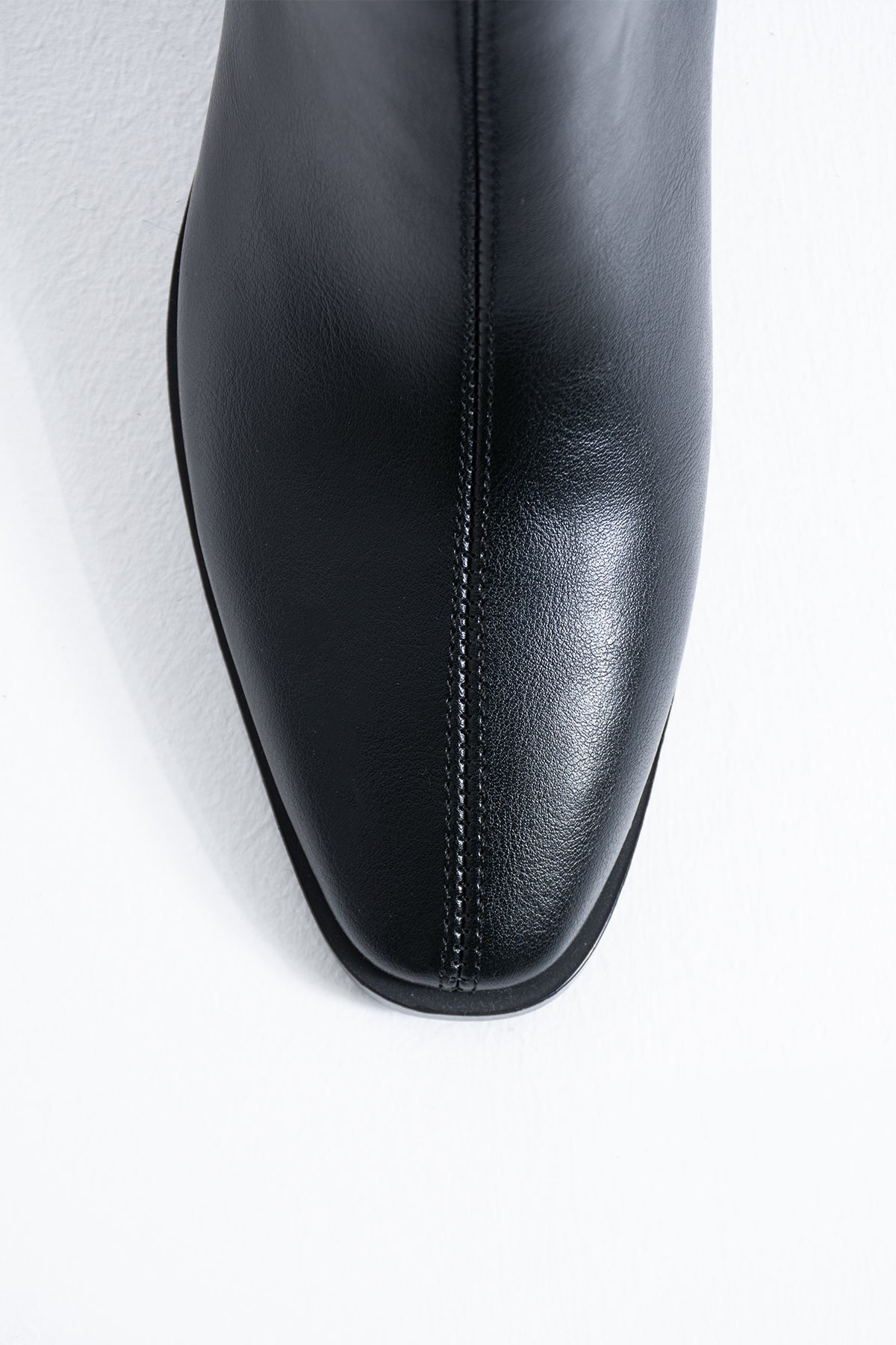 Tina Kadın Diz Altı Topuklu Fermuarlı Çizme