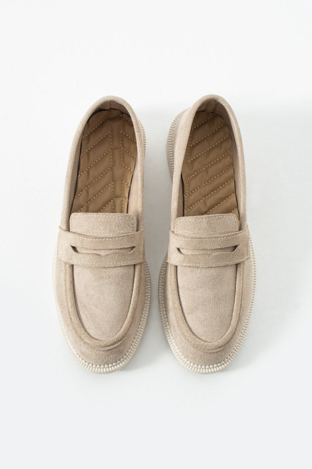 Marlena Kadın Şık Günlük Süet Loafer Ayakkabı