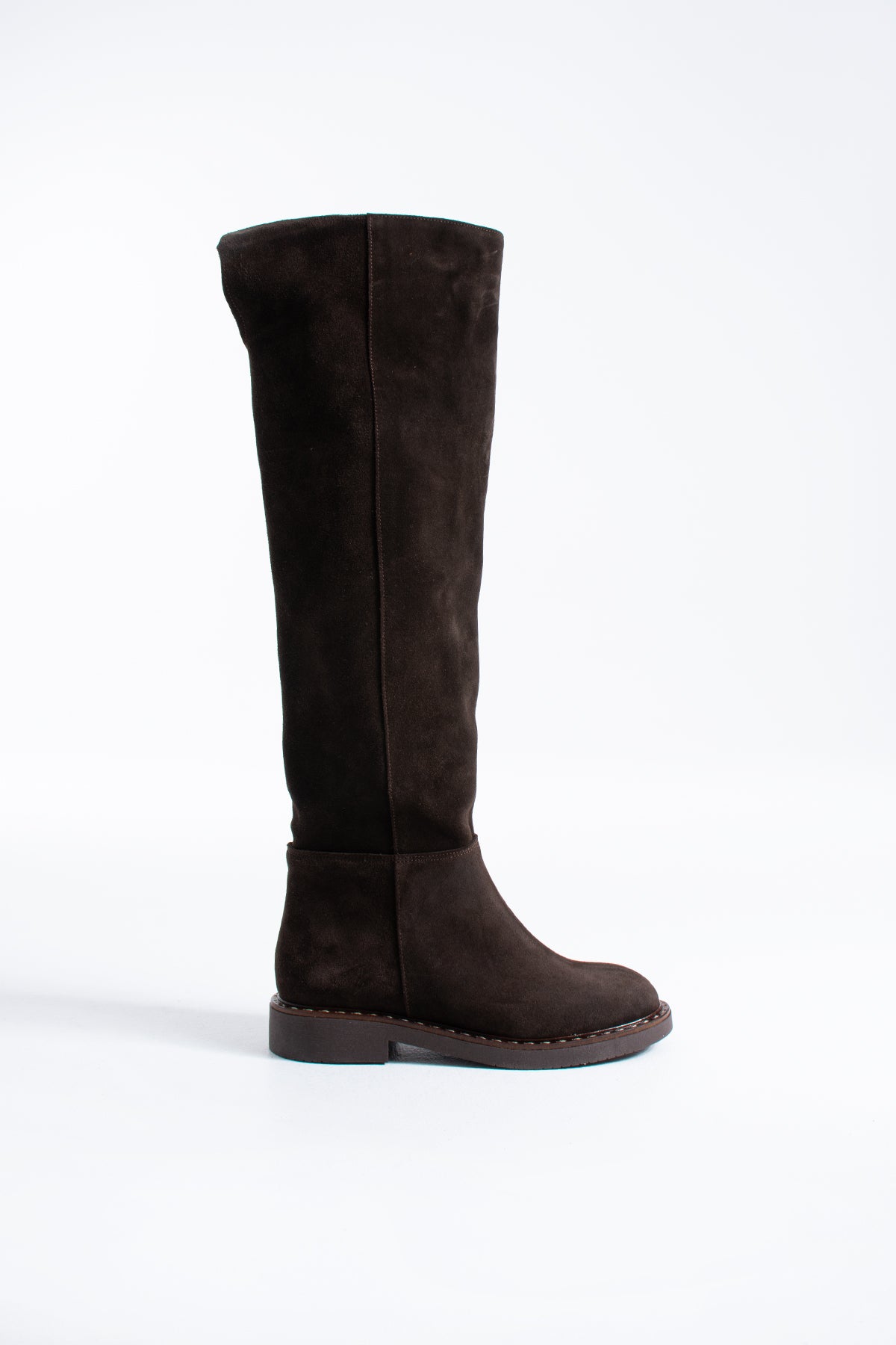 Kinsey Hakiki Deri Süet Günlük Kadın Çizme