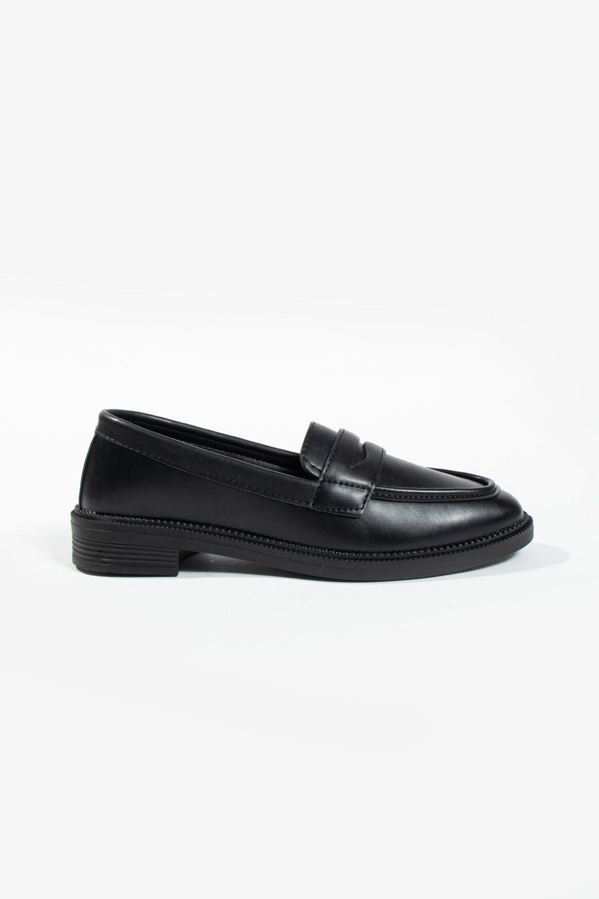 Kadın Loafer Günlük Klasik Casual Makosen Fonle Bej