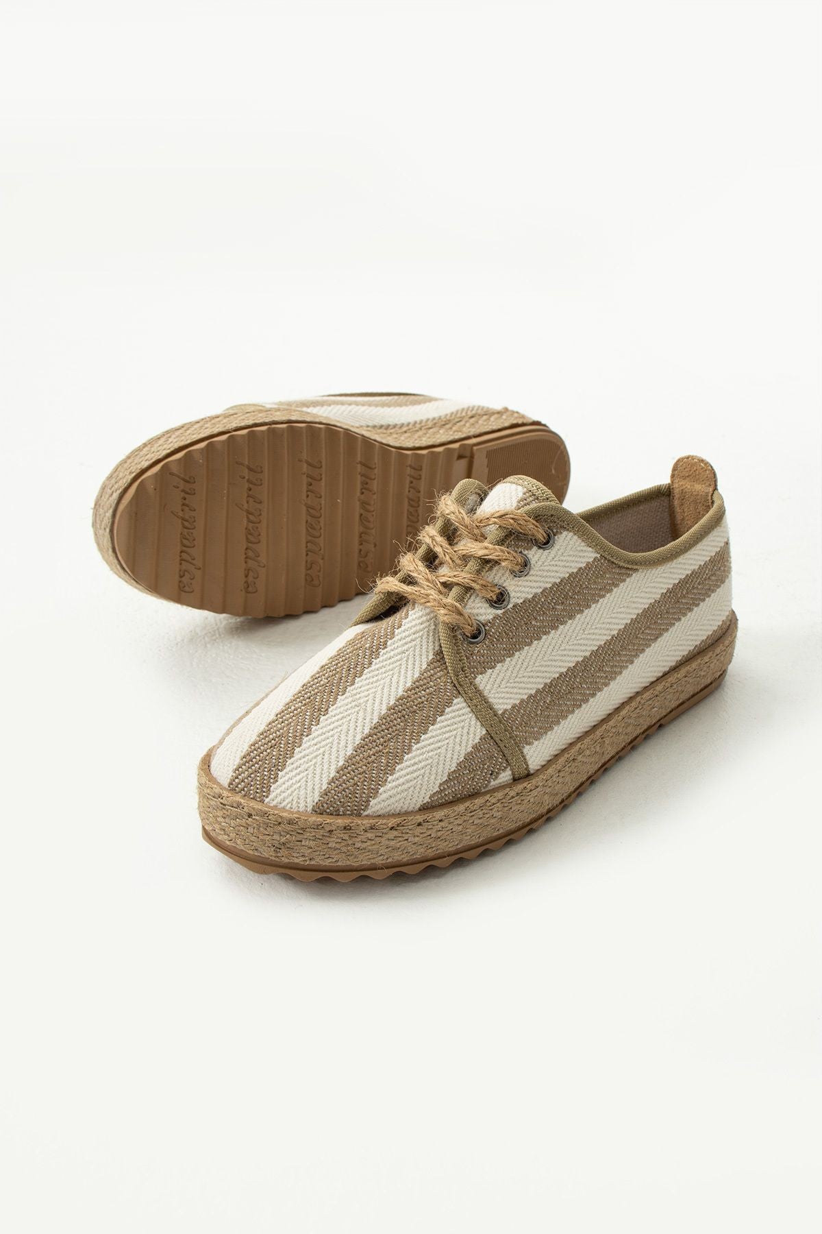 Gabriella Hasır Bağcık Detaylı Kadın Espadril Sneaker