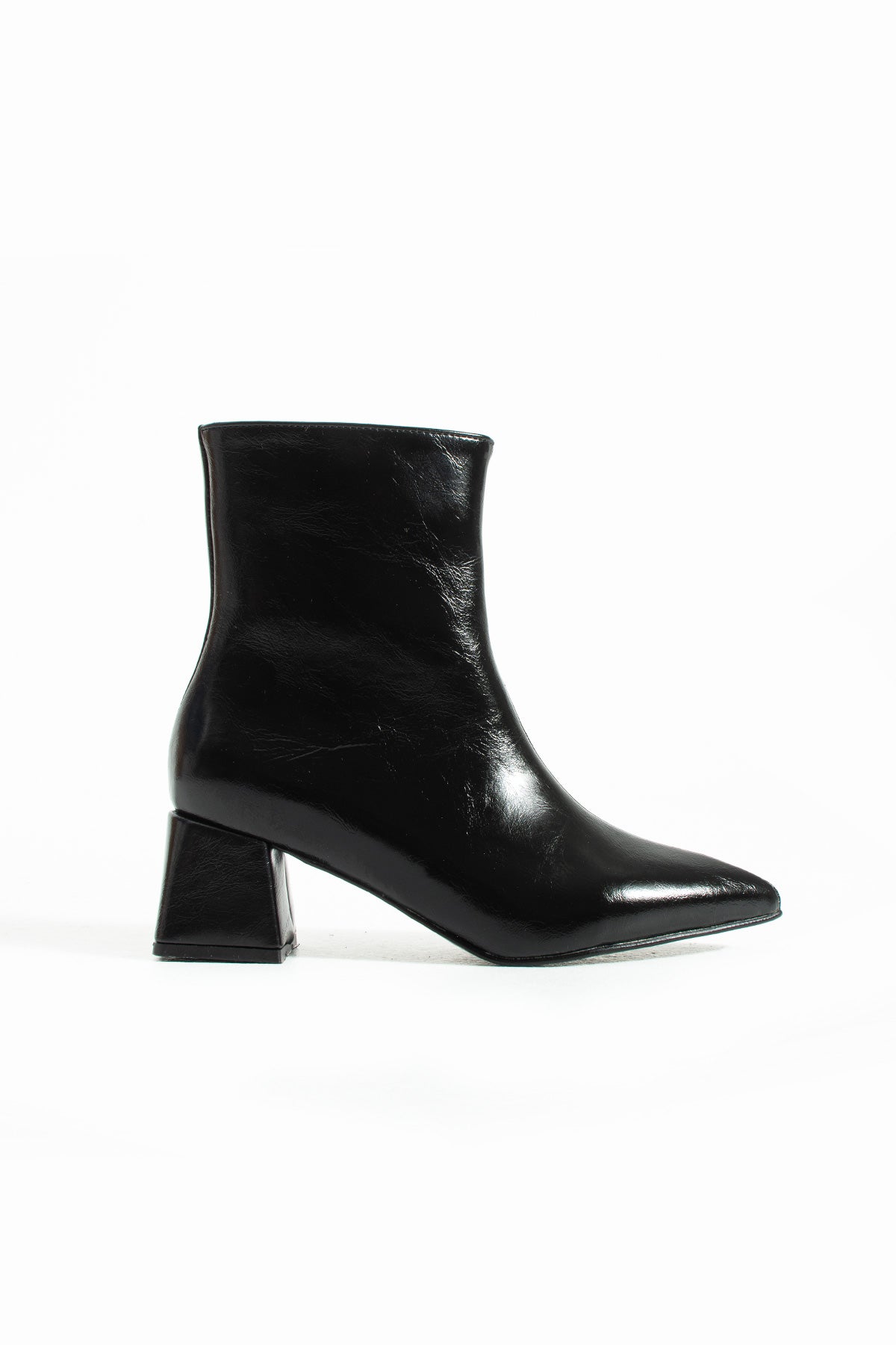 Blyana Sivri Burun Kalın Topuklu Kadın Bot