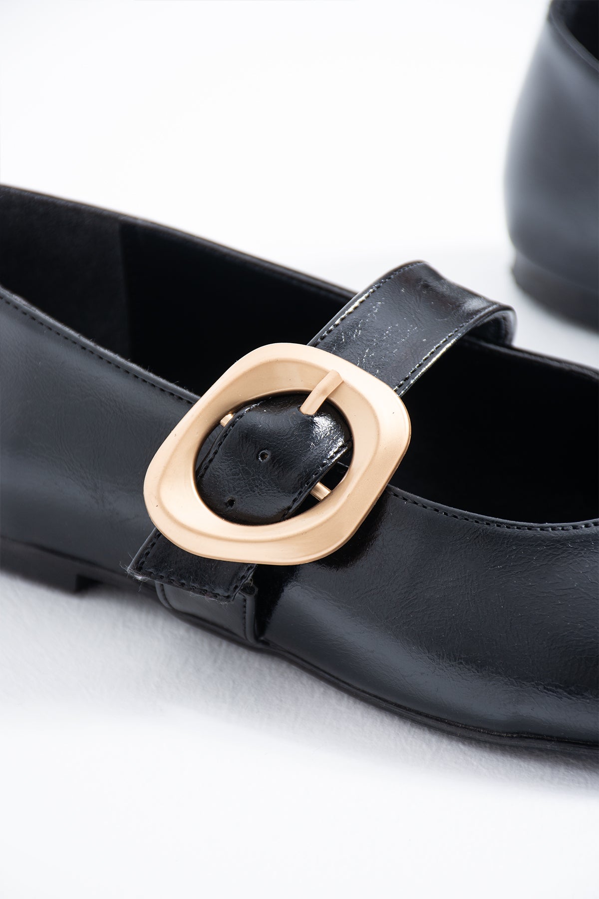 Libby Şık Tokalı Babet Günlük Konforlu İç Tabanlı Mary Jane Kadın Ayakkabı