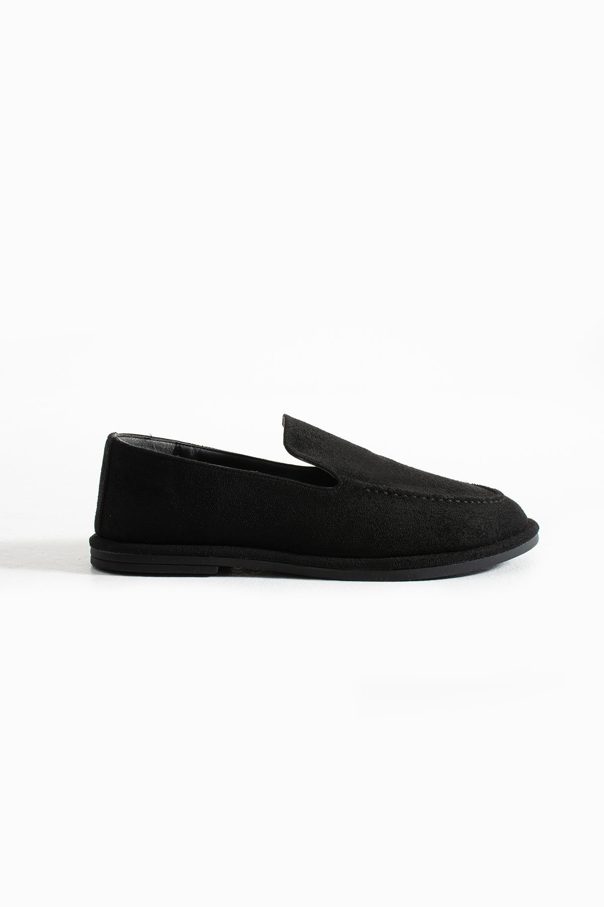 Konforlu Kadın Süet Mokasen Ayakkabı Loafer