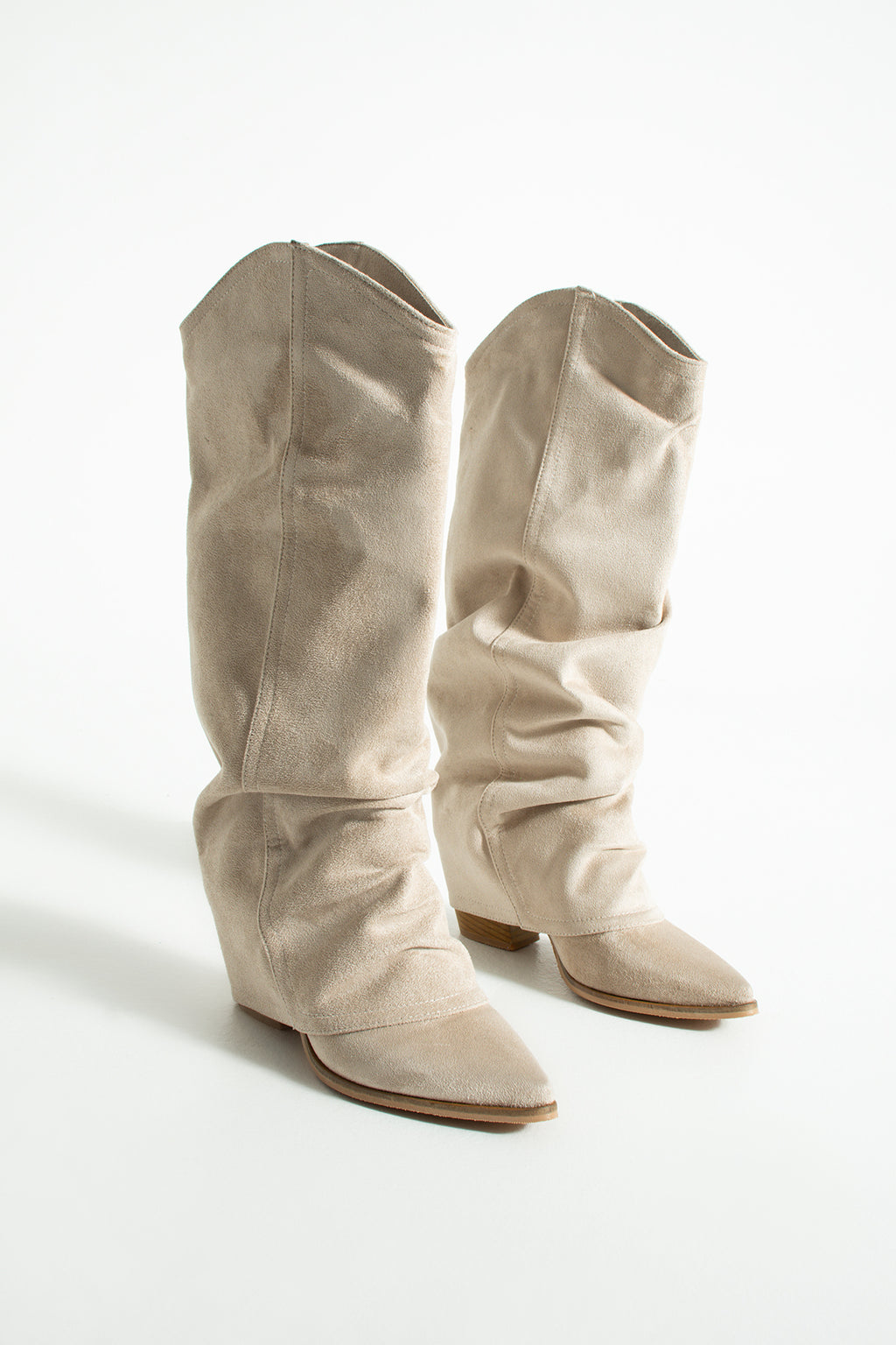 Lisa Kadın Süet Körüklü Kovboy Çizme