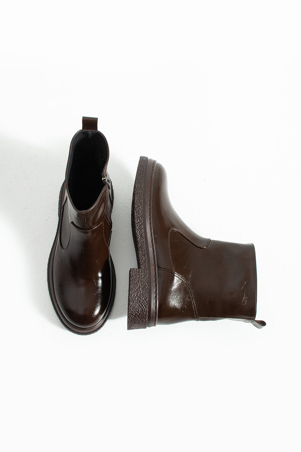 Zoya Kadın Fermuarlı Kalın Taban Kışlık Bot