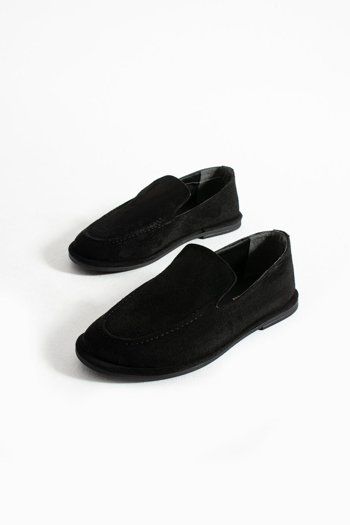Konforlu Kadın Süet Mokasen Ayakkabı Loafer