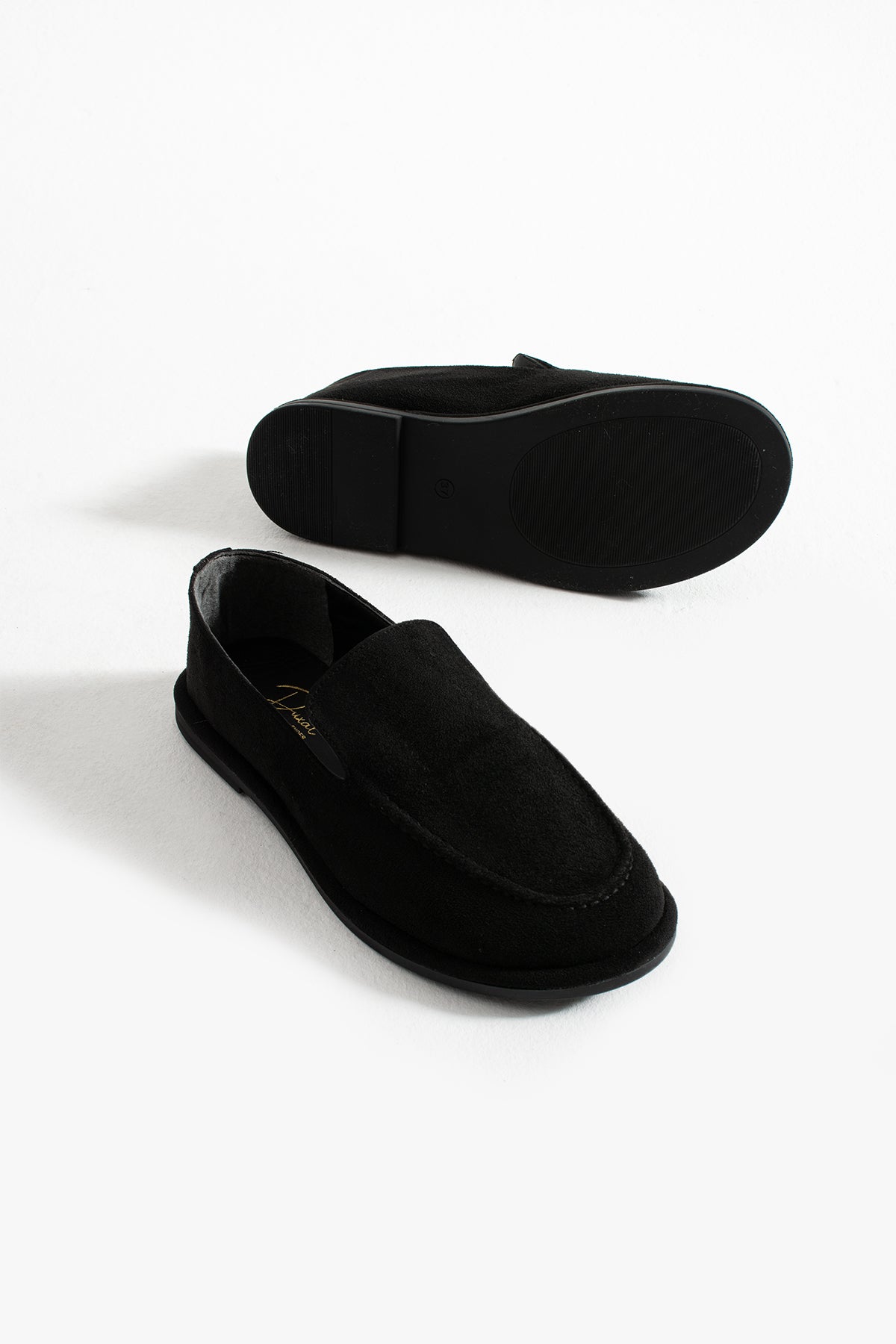Konforlu Kadın Süet Mokasen Ayakkabı Loafer