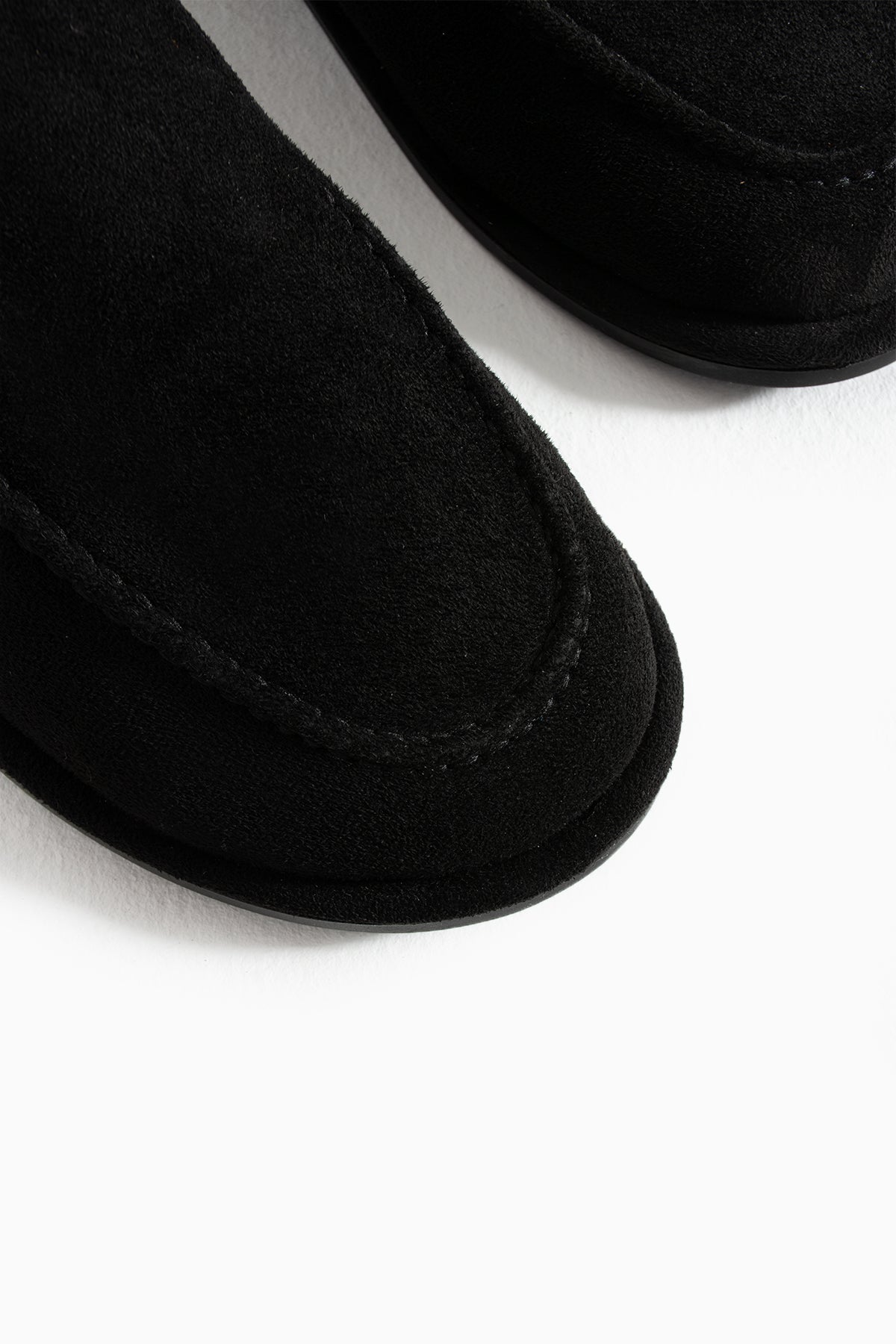 Konforlu Kadın Süet Mokasen Ayakkabı Loafer