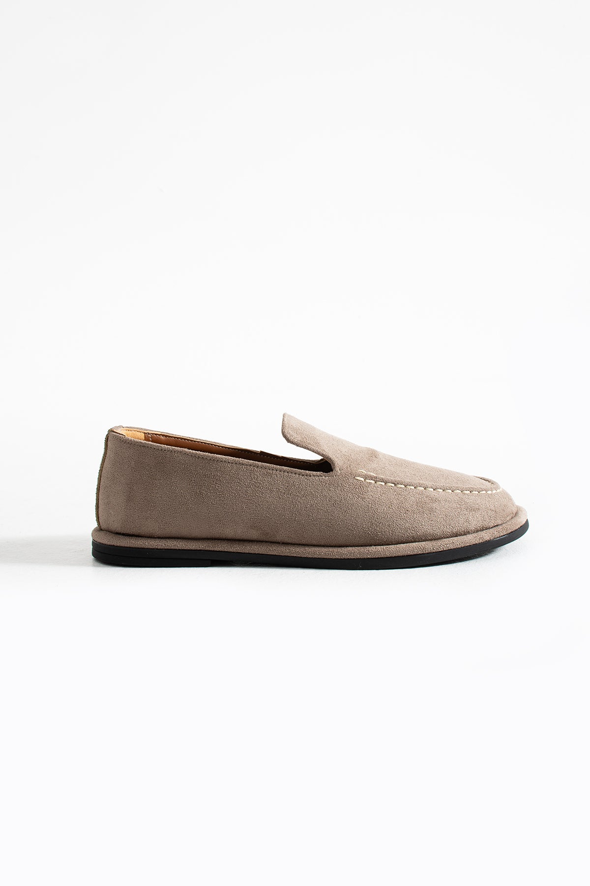 Konforlu Kadın Süet Mokasen Ayakkabı Loafer