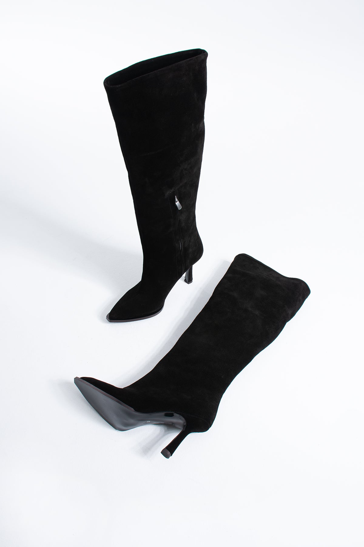 Grace Kadın Hakiki Deri Şık Topuklu Çizme