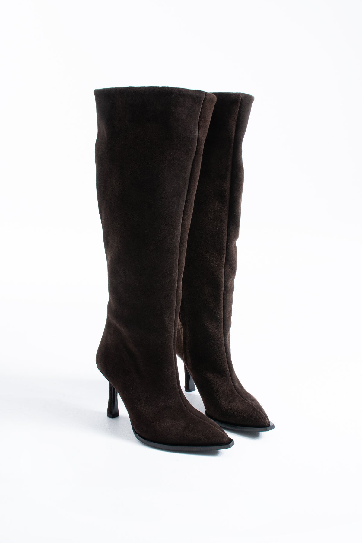 Grace Kadın Hakiki Deri Şık Topuklu Çizme