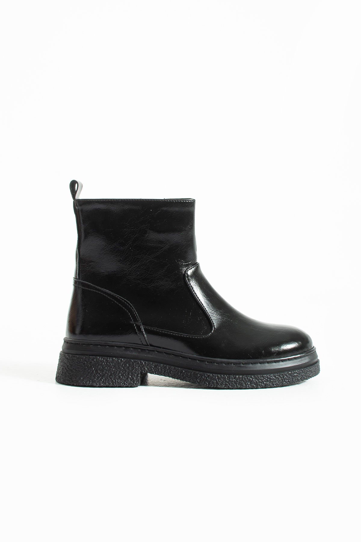 Zoya Kadın Fermuarlı Kalın Taban Kışlık Bot