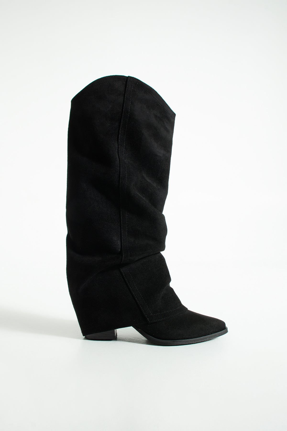 Lisa Kadın Süet Körüklü Kovboy Çizme