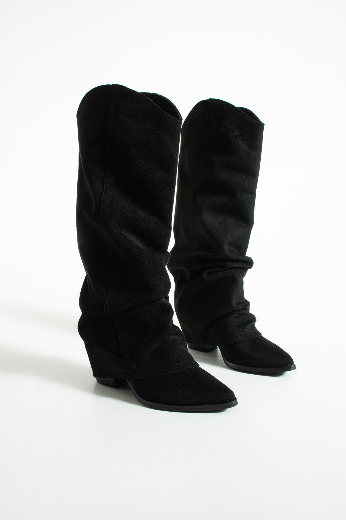 Lisa Kadın Süet Körüklü Kovboy Çizme