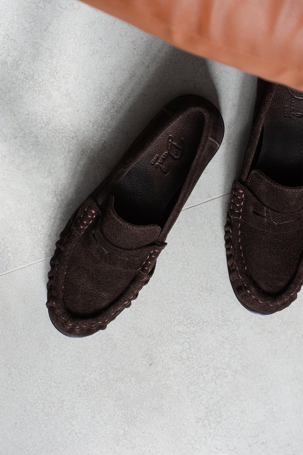 Abelia Kadın Hakiki Süet Deri Loafer Ayakkabı