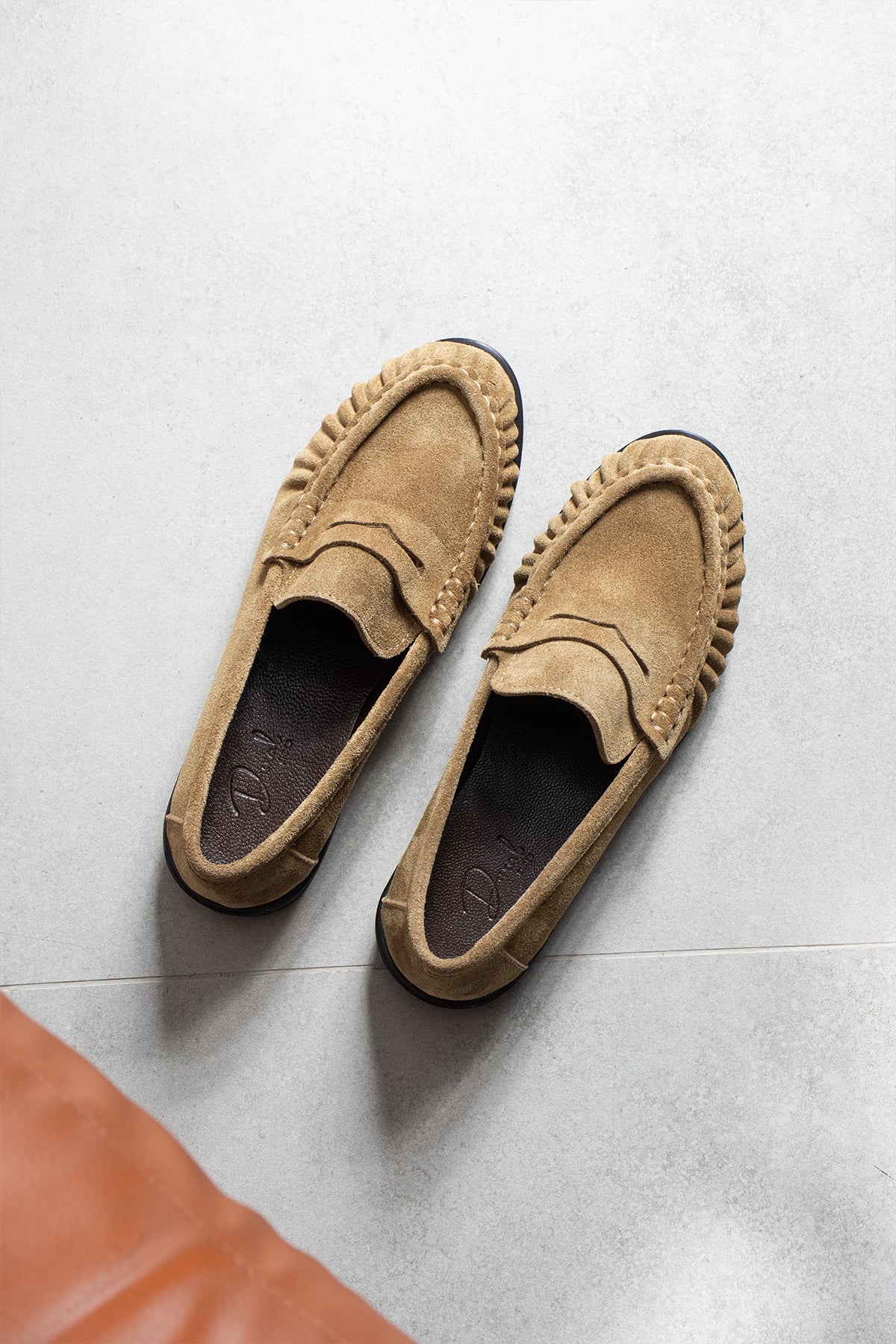 Abelia Kadın Hakiki Süet Deri Loafer Ayakkabı