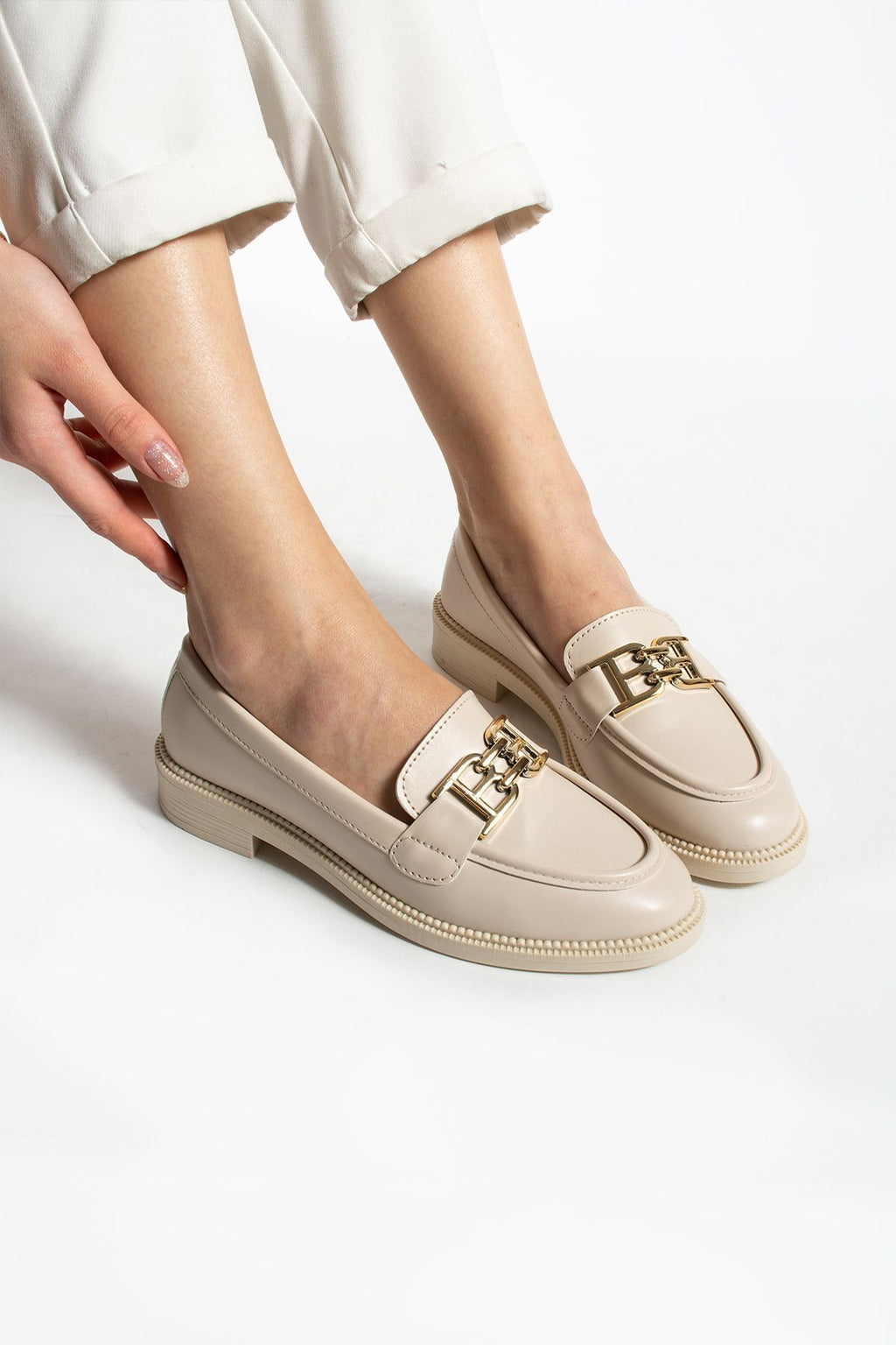Tegan Kadın Loafer Makosen Casual Toka Detay Günlük Ayakkabı