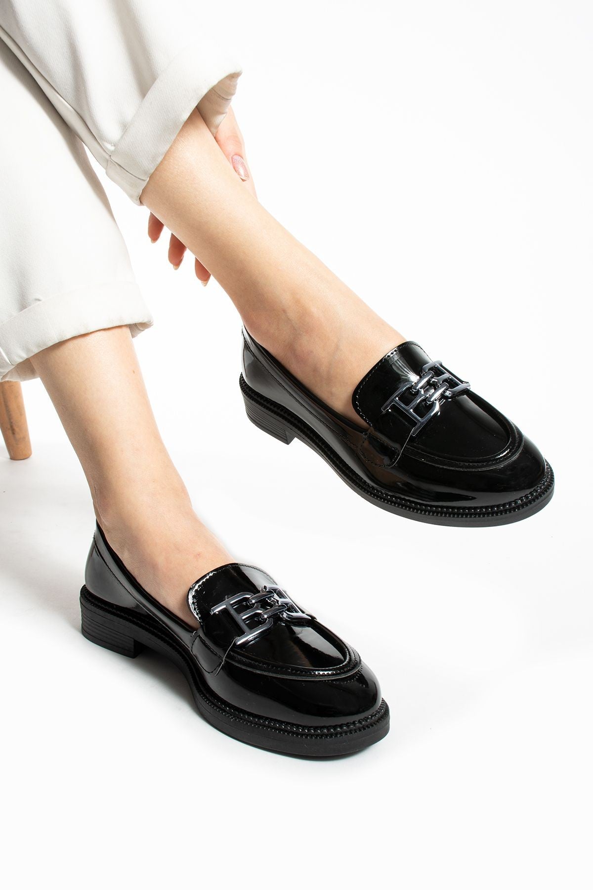 Tegan Kadın Loafer Makosen Casual Toka Detay Günlük Ayakkabı