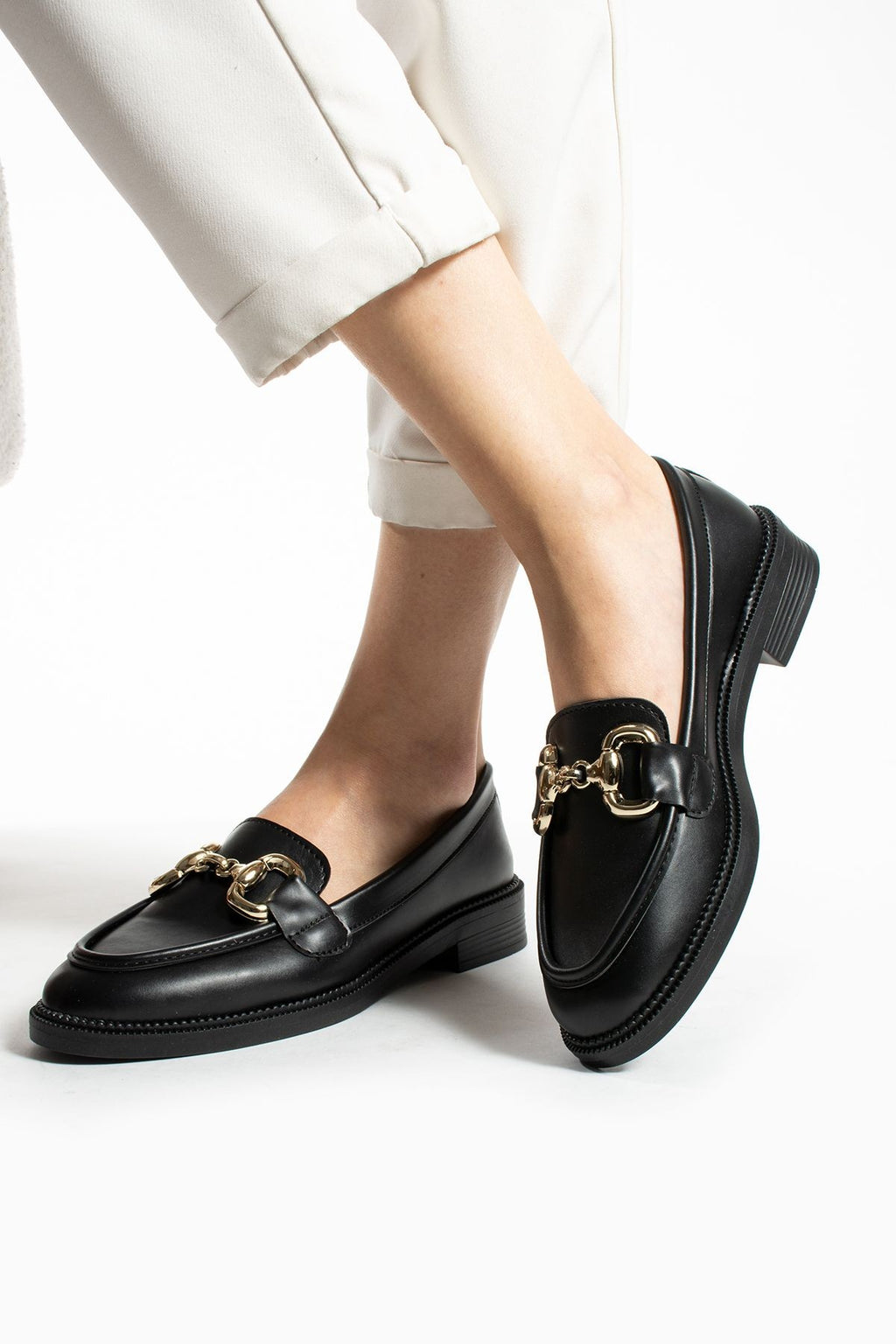 Jane Kadın Loafer Makosen Casual Toka Detay Günlük Ayakkabı