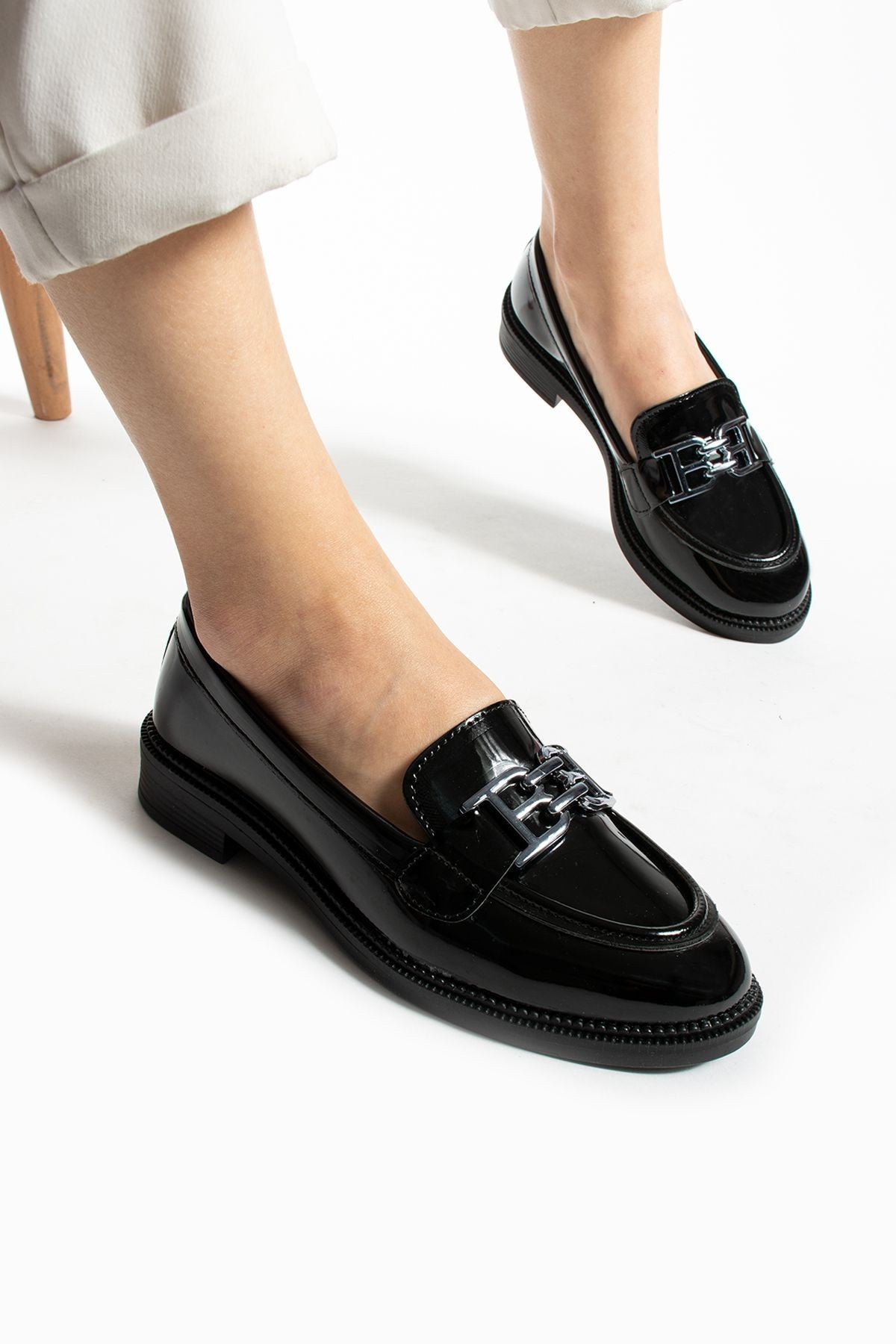 Tegan Kadın Loafer Makosen Casual Toka Detay Günlük Ayakkabı