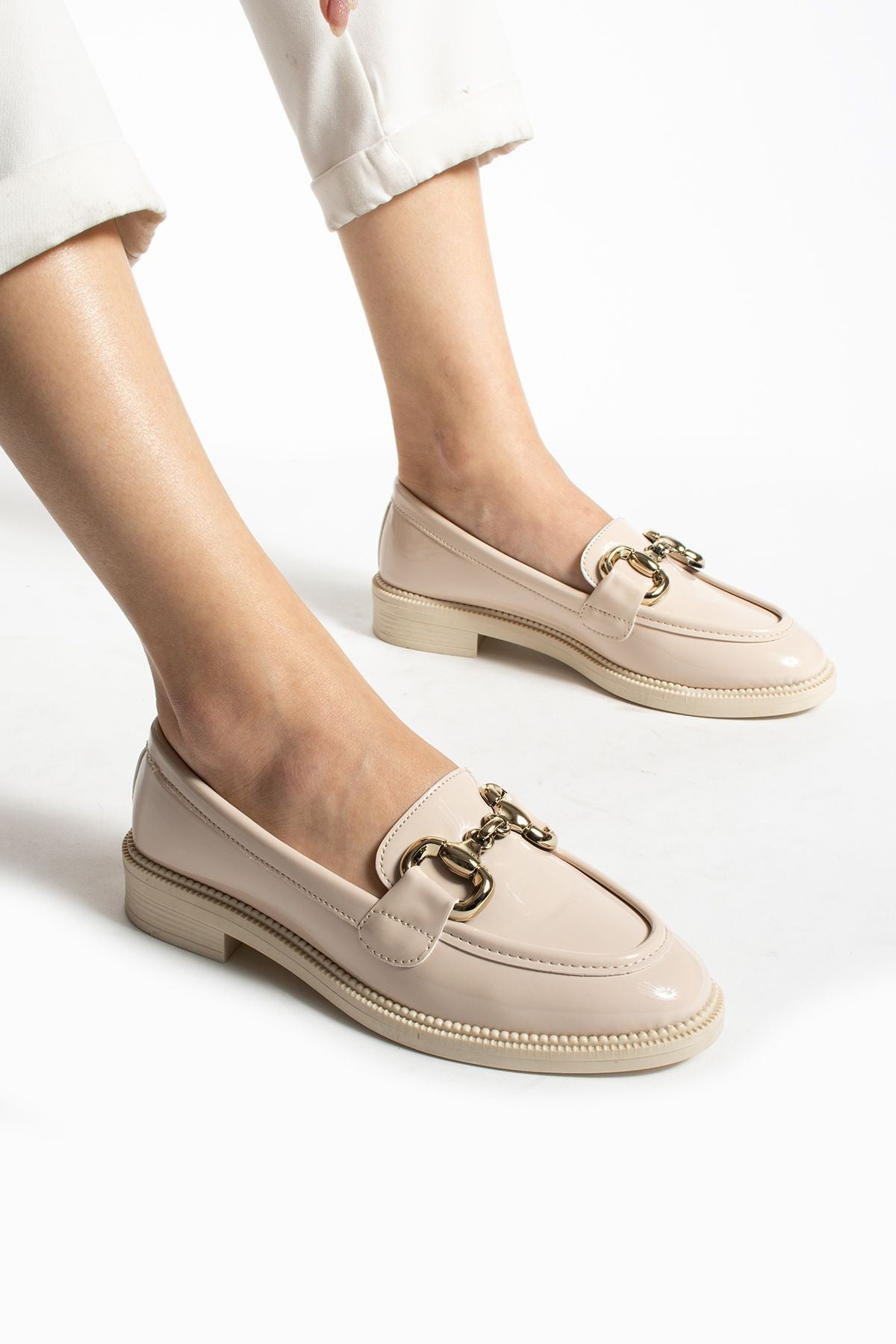 Jane Kadın Loafer Makosen Casual Toka Detay Günlük Ayakkabı