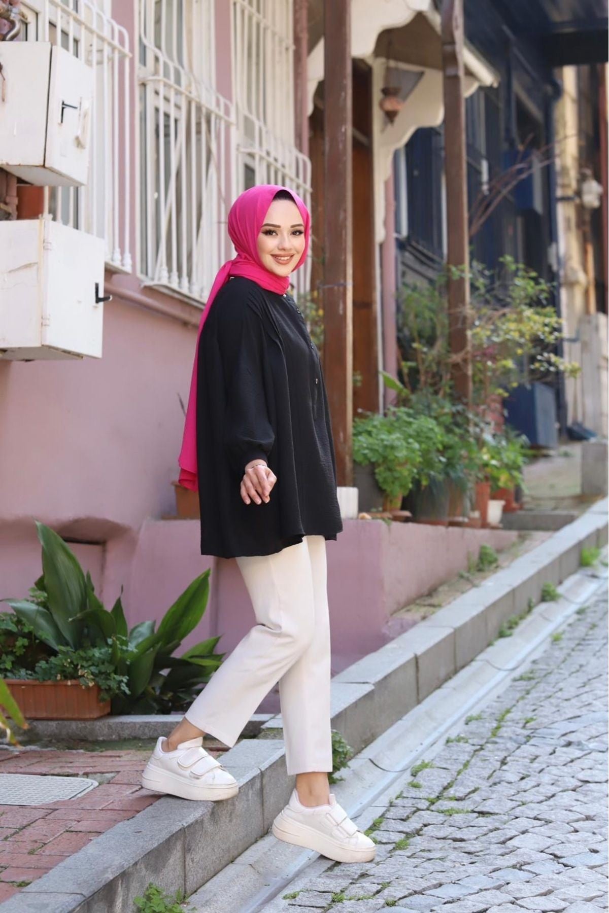 Alvin Pamuk Kumaş Standart Beden Gömlek