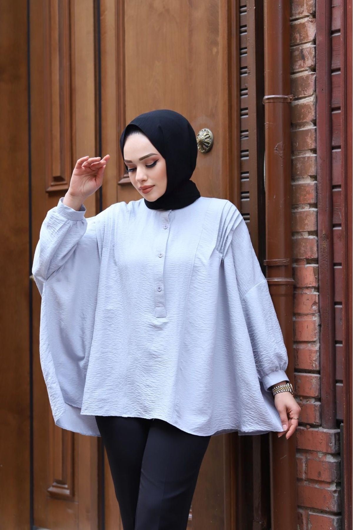 Alvin Pamuk Kumaş Standart Beden Gömlek