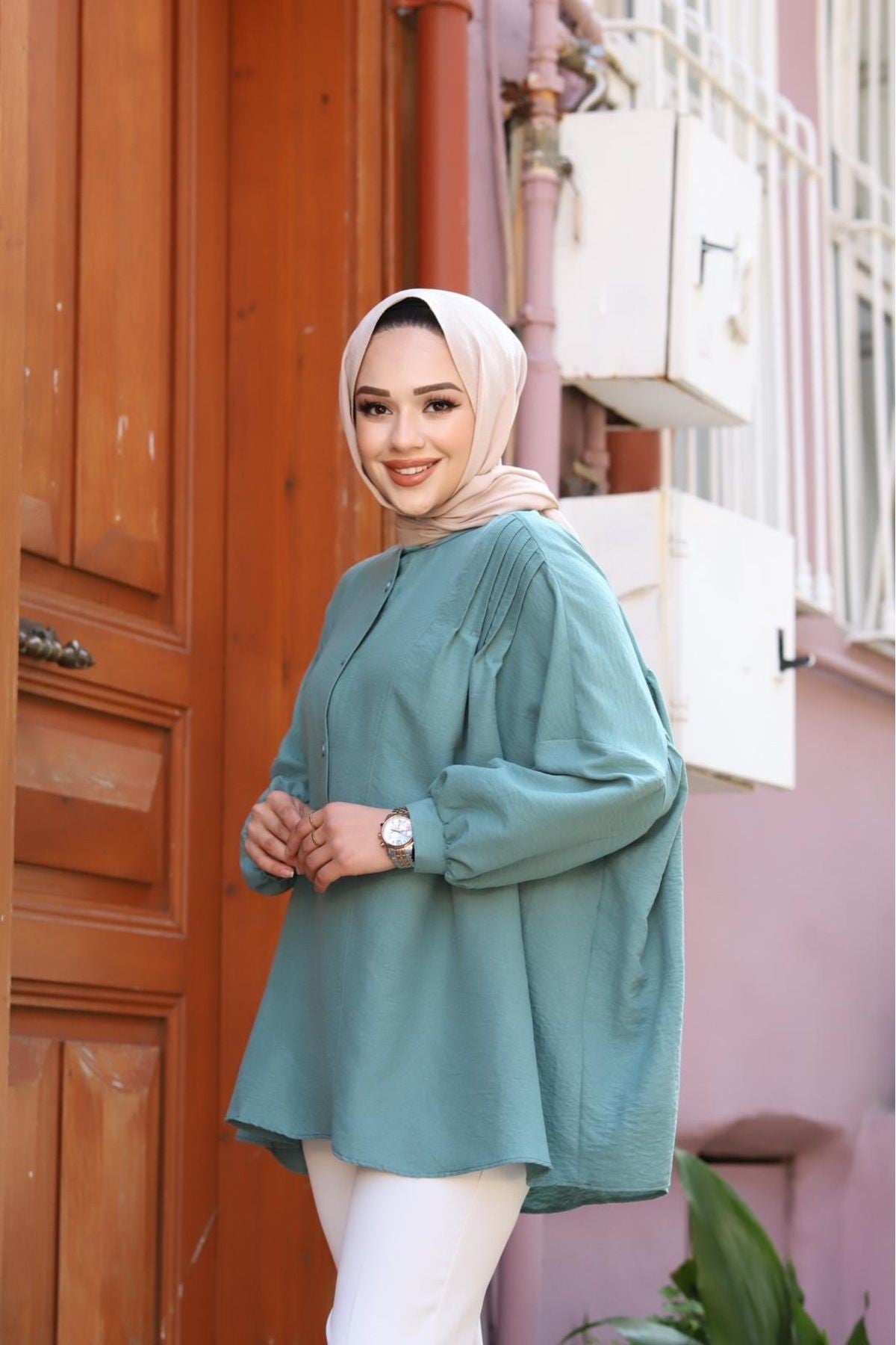 Alvin Pamuk Kumaş Standart Beden Gömlek