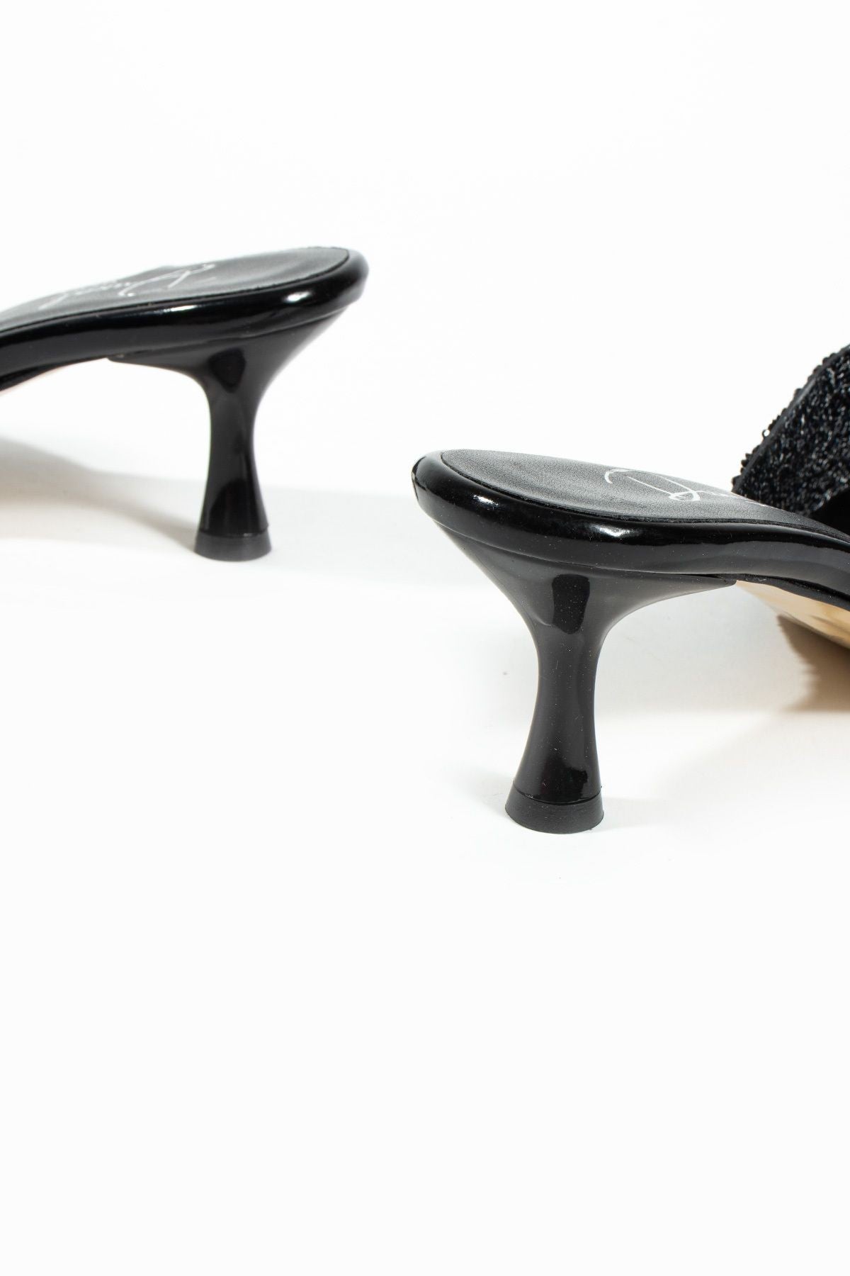 Valencia İnci Detay Topuklu Terlik