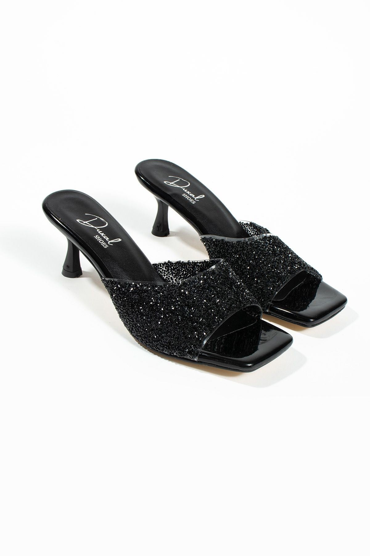 Valencia İnci Detay Topuklu Terlik