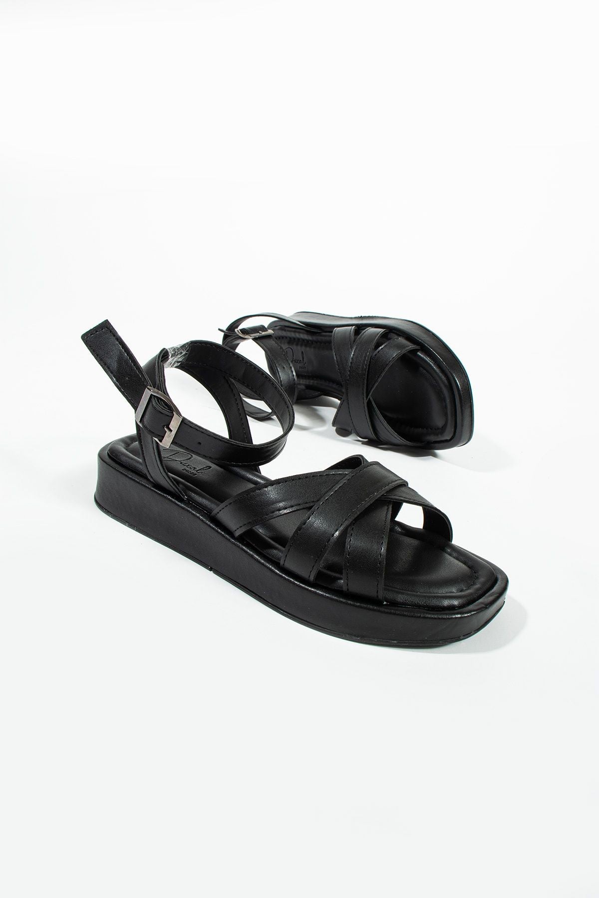 Sandy Bilekten Bağlamalı Kadın Sandalet