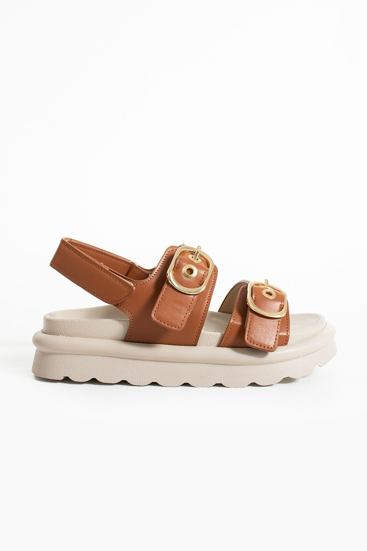 Camelia Çift Toka Detaylı Kadın Sandalet