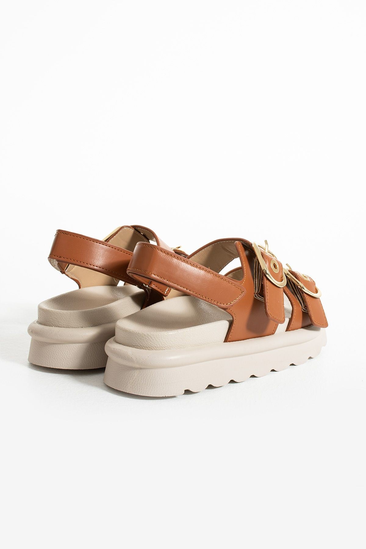 Camelia Çift Toka Detaylı Kadın Sandalet