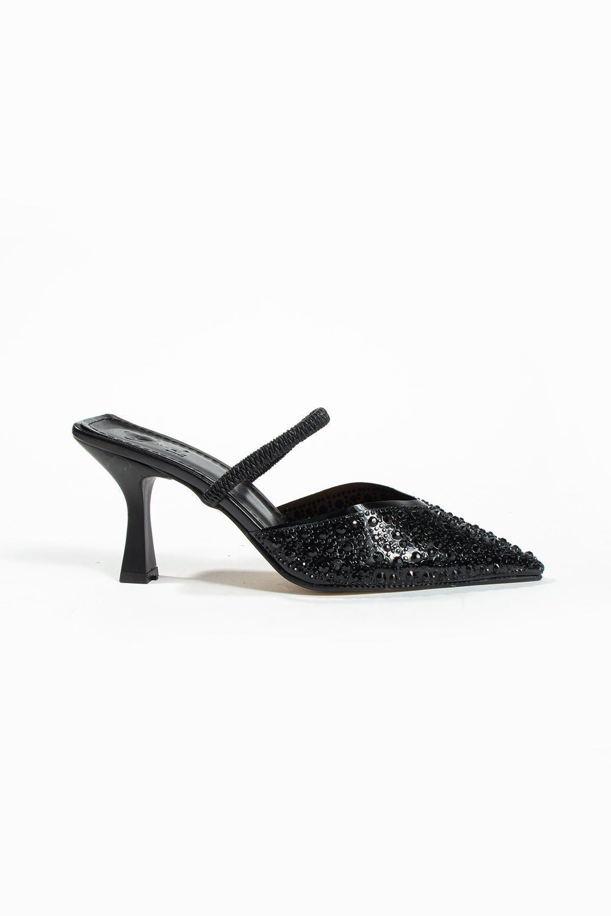 Gale İnci Detay Arkası Açık Topuklu Ayakkabı