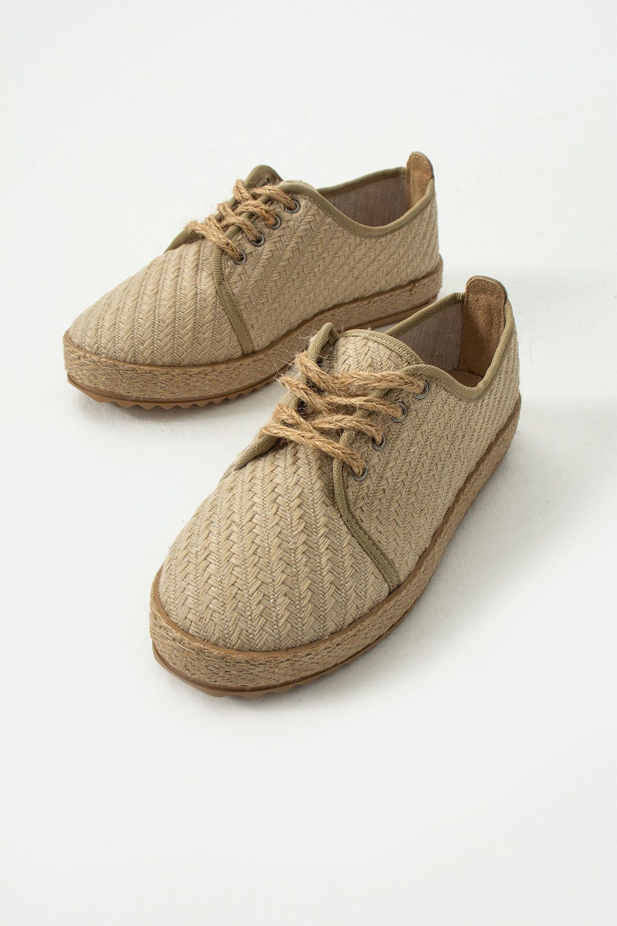 Gabriella Hasır Bağcık Detaylı Kadın Espadril Sneaker
