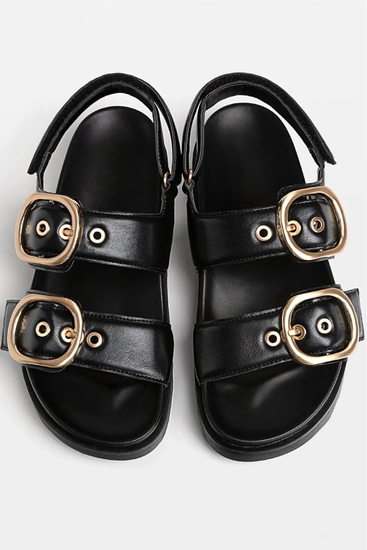 Camelia Çift Toka Detaylı Kadın Sandalet