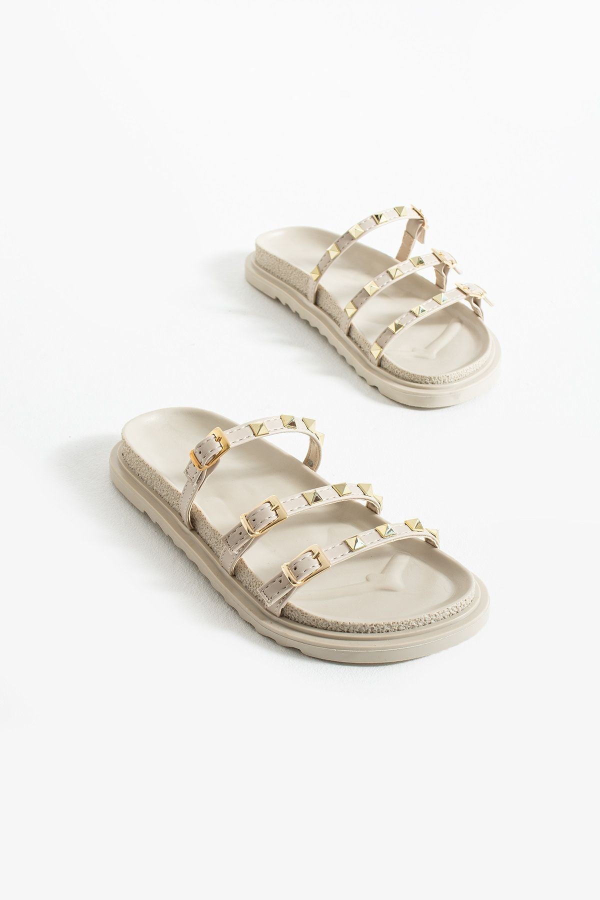 Valora Gold Detaylı Şık Kadın Terlik