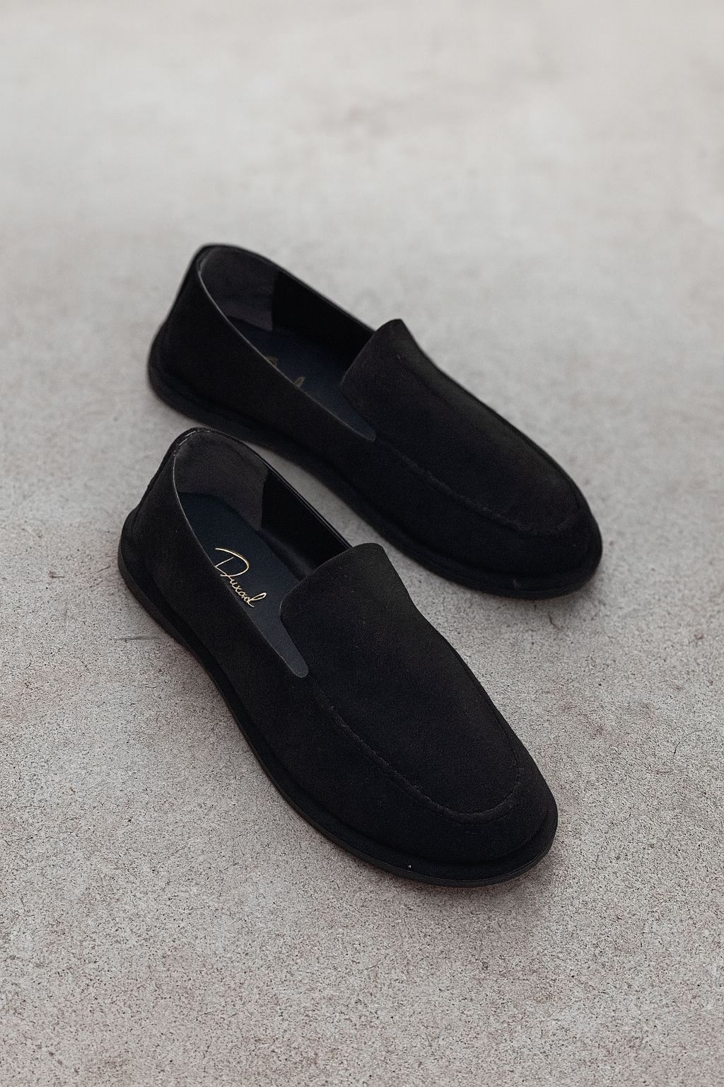 Konforlu Kadın Süet Mokasen Ayakkabı Loafer