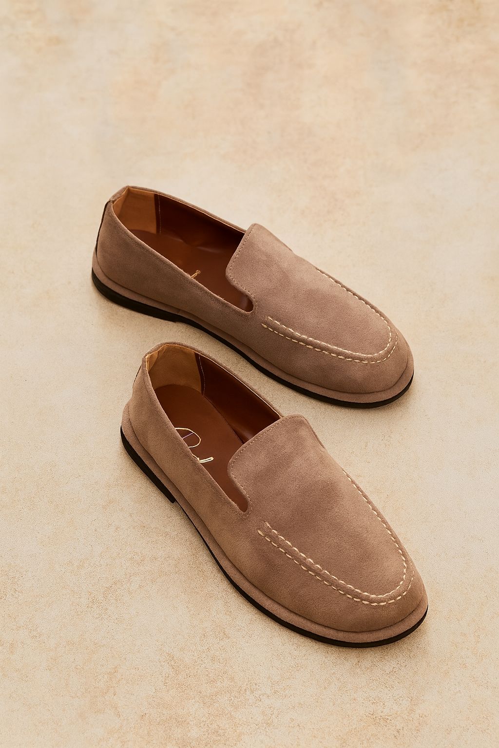 Konforlu Kadın Süet Mokasen Ayakkabı Loafer